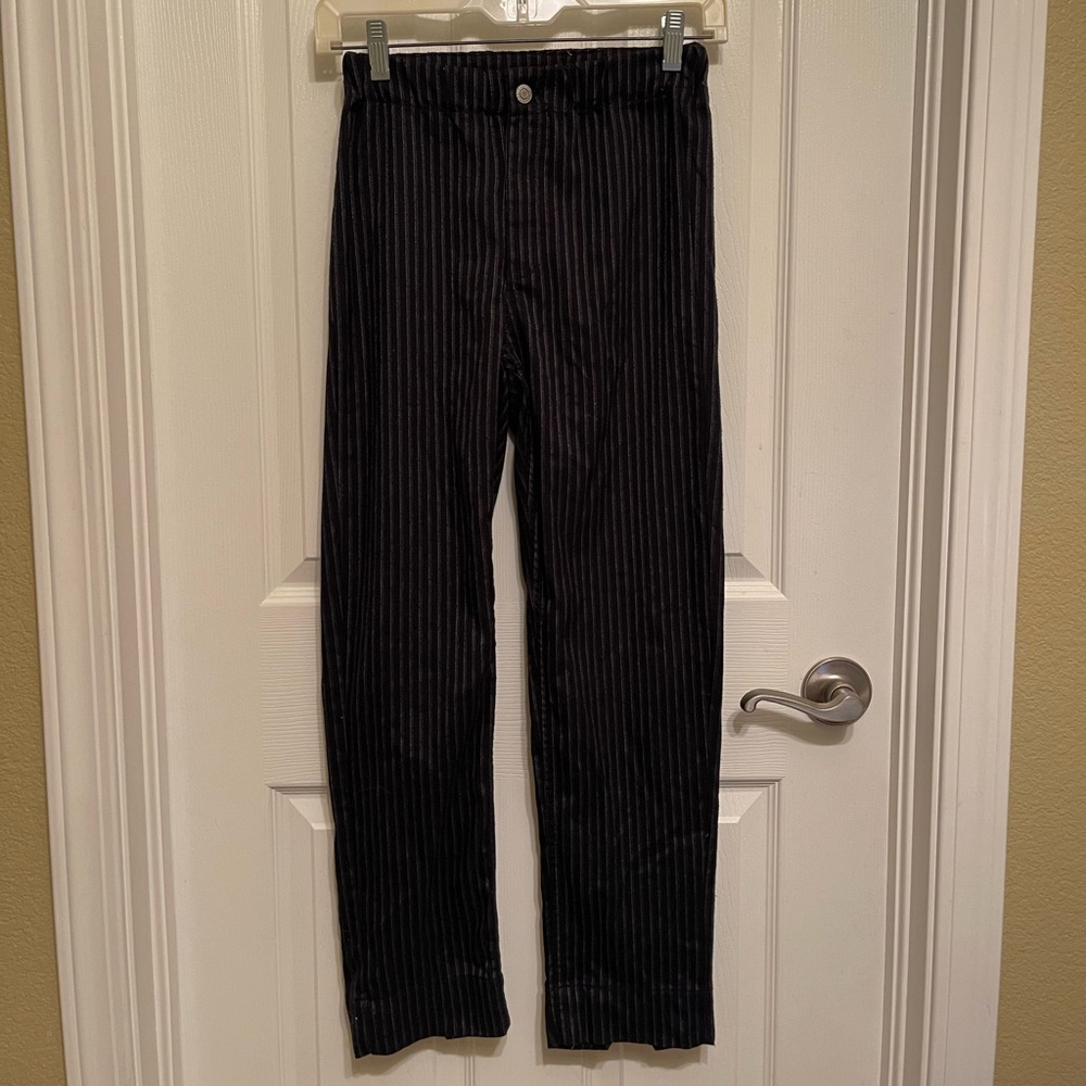 Brandy Melville navy blue striped pants